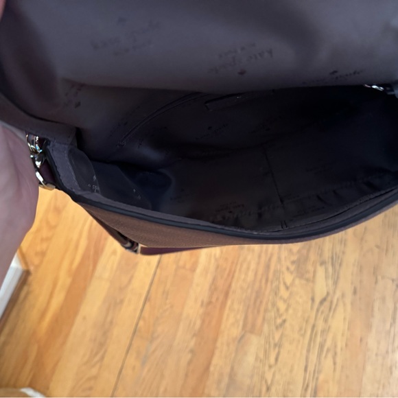 Purple/Burgundy Kate Spade Bag. - Picture 5 of 8